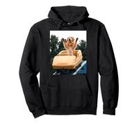 Funny Dog Roller Coaster Meme Silly Graphic Golden Retriever Sweat à Capuche