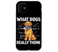 Funny Dog What Dogs Really Think Chewing Shoe Humour Coque pour iPhone 11