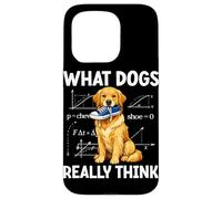 Funny Dog What Dogs Really Think Chewing Shoe Humour Coque pour iPhone 15 Pro