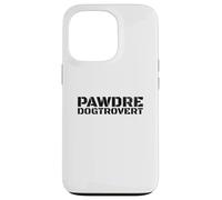 Funny Dogtrovert, Anti-Social Dog Dad's Club. Dog Father Coque pour iPhone 13 Pro