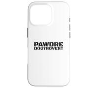 Funny Dogtrovert, Anti-Social Dog Dad's Club. Dog Father Coque pour iPhone 16 Pro