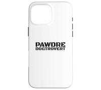Funny Dogtrovert, Anti-Social Dog Dad's Club. Dog Father Coque pour iPhone 16 Pro Max