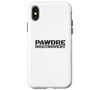 Funny Dogtrovert, Anti-Social Dog Dad's Club. Dog Father Coque pour iPhone X/XS