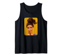 Funny Doll Face Meme Hilarious Surprised Doll Face Pun Débardeur