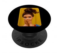 Funny Doll Face Meme Hilarious Surprised Doll Face Pun PopSockets PopGrip Adhésif