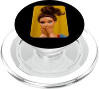 Funny Doll Face Meme Hilarious Surprised Doll Face Pun PopSockets PopGrip pour MagSafe