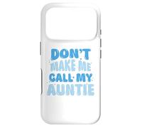 Funny Don't Make Me Call My Auntie Boys Retro Coque pour iPhone 17 Pro