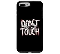 Funny Don't Touch Signs for People Funny Citation Don't Touch Coque pour iPhone 7 Plus/8 Plus