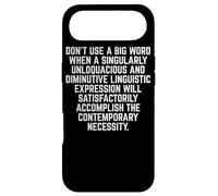 Funny Don't Use A Big Word Writer & Translator Coque pour iPhone Air