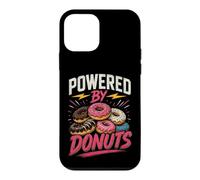 Funny Donut Saying Humor Joke Gag Powered by Donuts Coque pour iPhone 12 Mini