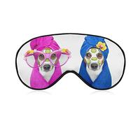 Funny Doys masque de concombre masque de sommeil bandeau pour dormir élastique masque pour les yeux occultant couverture pour une nuit complète de sommeil voyage et sieste