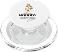 Funny Duck Coffee Quote Sarcastic Nobody Asked You Men Women PopSockets PopGrip pour MagSafe