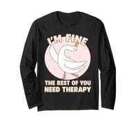 Funny Duck, Je Vais Bien, Le Reste d'entre Vous a Besoin d'une thérapie Manche Longue