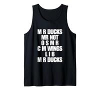 Funny Duck Lover Phrase M R Ducks Y2K Aesthetic Mr Ducks Débardeur