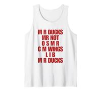 Funny Duck Lover Phrase M R Ducks Y2K Aesthetic Mr Ducks Débardeur