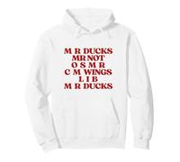 Funny Duck Lover Phrase M R Ducks Y2K Aesthetic Mr Ducks Sweat à Capuche