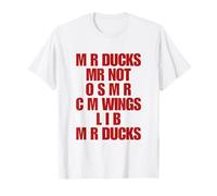 Funny Duck Lover Phrase M R Ducks Y2K Aesthetic Mr Ducks T-Shirt