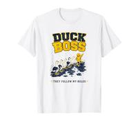 Funny Duck Owner Duck Boss Hobby Farm Homesteader Pekin T-Shirt