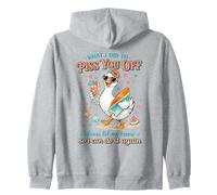 Funny Duck Piss You Off Sarcastic Summer Citation Sweat à Capuche