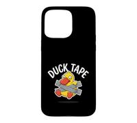 Funny Duck Pun Mignon Cartoon Tape Humour Design Coque pour iPhone 15 Pro Max