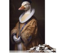 Funny Duck Puzzles 1000 Pièces Cadeau Unique Jeu Éducatif Challenge Toy À De Qualité Supérieure Peinture Art pour Adultes Et Enfants À Partir De 14 Ans 1000pcs (38x26cm)