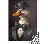 Funny Duck Puzzles 1000 Pieces Cadeau Unique Jeu Éducatif Défi Jouet À De Qualité Supérieure Peinture Art pour Adultes Et Enfants À Partir De 14 Ans 1000pcs (75x50cm)