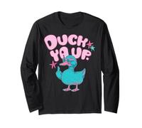 Funny Duck Ya Up Meme Cartoon Duck Design Manche Longue