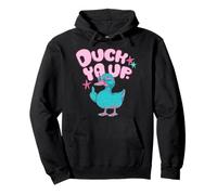 Funny Duck Ya Up Meme Cartoon Duck Design Sweat à Capuche