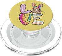 Funny Easter Bunny with Glasses for Women and Rabbit Lover PopSockets PopGrip pour MagSafe