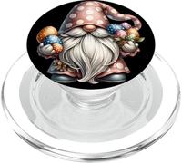 Funny Easter GNOME Graphic for Women Girls Cute Easter Egg PopSockets PopGrip pour MagSafe