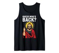 Funny Easter Jesus Shirt Guess Who's Back Débardeur