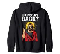 Funny Easter Jesus Shirt Guess Who's Back Sweat à Capuche