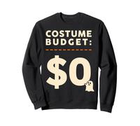 Funny Easy Halloween Costume Zero Money Ghost Sweatshirt