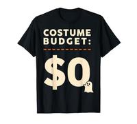 Funny Easy Halloween Costume Zero Money Ghost T-Shirt
