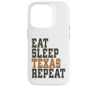 Funny Eat Sleep Texas Repeat, Great State of Texas Souvenir Coque pour iPhone 14 Pro