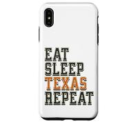 Funny Eat Sleep Texas Repeat, Great State of Texas Souvenir Coque pour iPhone XS Max