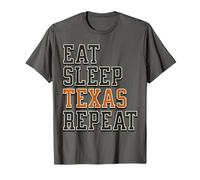 Funny Eat Sleep Texas Repeat, Great State of Texas Souvenir T-Shirt