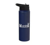 Funny Ed.D. EDD Ed.ucateD. Doctoral Graduate Student Stainless Steel Insulated Water Bottle