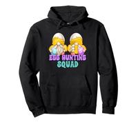 Funny Egg Hunting Squad for Women Mini Easter Chick Gnomes Sweat à Capuche