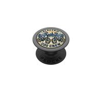 Funny Electric Coo Crew Pigeon E-Bike Riders Bike Design PopSockets PopGrip Adhésif