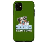 Funny Elements of Happiness Blue Merle Aussie Lover Coque pour iPhone 11