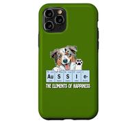 Funny Elements of Happiness Blue Merle Aussie Lover Coque pour iPhone 11 Pro