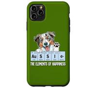 Funny Elements of Happiness Blue Merle Aussie Lover Coque pour iPhone 11 Pro Max