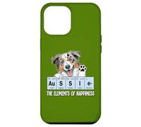 Funny Elements of Happiness Blue Merle Aussie Lover Coque pour iPhone 12 Pro Max