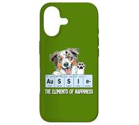 Funny Elements of Happiness Blue Merle Aussie Lover Coque pour iPhone 17