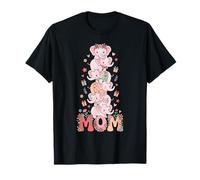 Funny Elephant Mom Mama Kids Girls Women Mother's Day T-Shirt