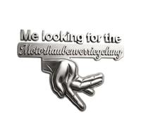 Funny Emblem 3D Printed Automotive Trunk Sticker Decor