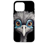 Funny Emu Lover Animal Face Autruche Coque pour iPhone 16 Pro Max