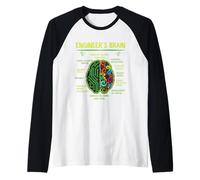 Funny Engineering Games Process Engineer's Brain Manche Raglan