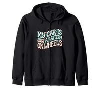Funny EV Owner My Car is Just A Battery on Wheels Sweat à Capuche